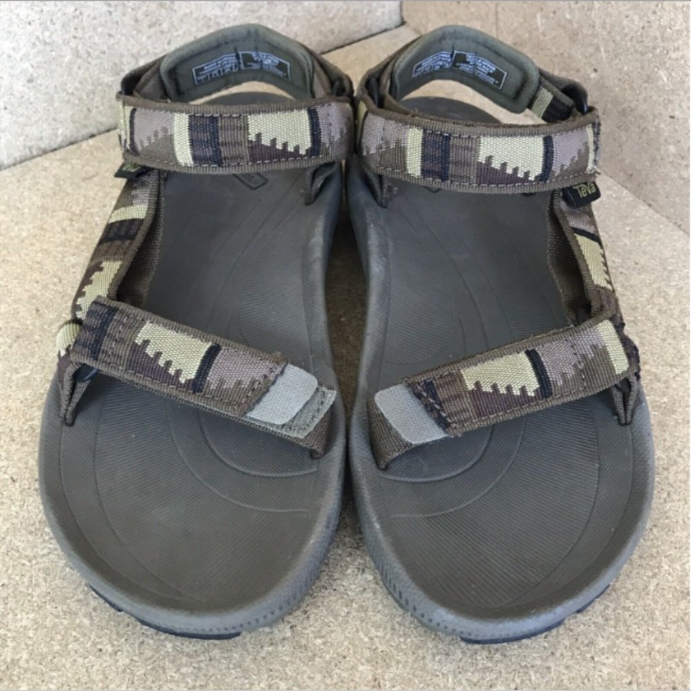 Teva Mens Hurricane XLT 2 Brown/Olive Green 110373J Aztec Pattern NWOT